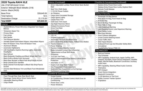Photos of 2020 Toyota RAV4 XLE for sale in Westfield, IN at Indy Auto Man - Westfield