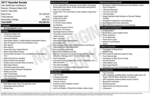 Photos of 2017 Hyundai Sonata for sale in Westfield, IN at Indy Auto Man - Westfield