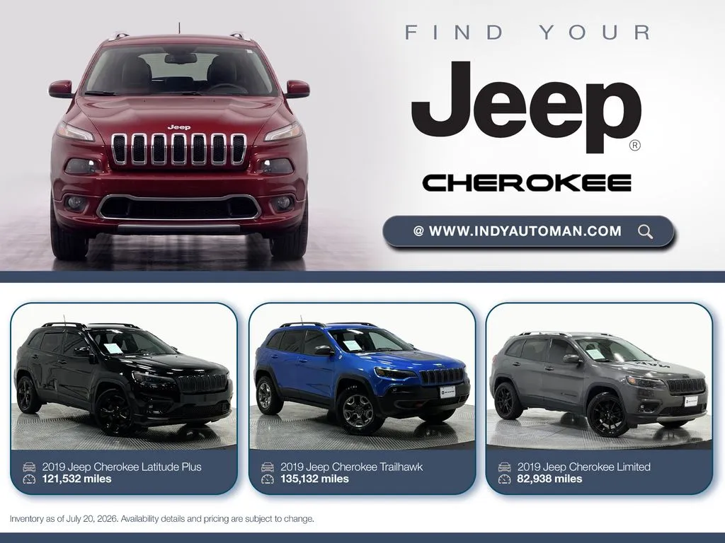 Black 2014 Jeep Cherokee Latitude for sale in Westfield, IN