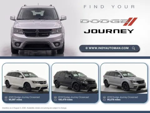 Black 2018 Dodge Journey Crossroad for sale in Westfield, IN