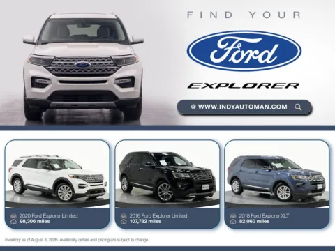 White 2016 Ford Explorer XLT for sale in Westfield, IN