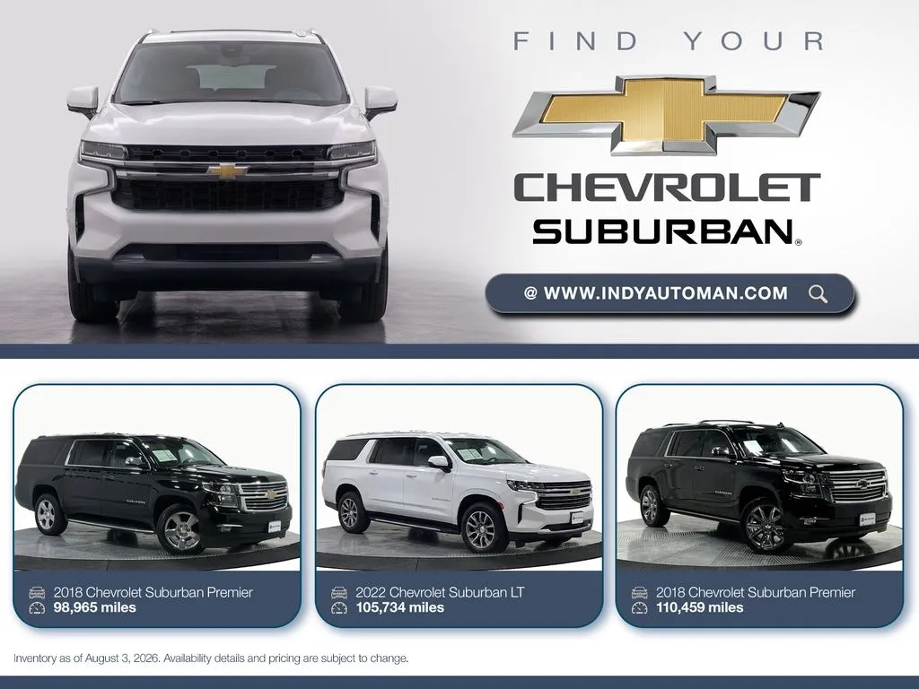 Gray 2018 Chevrolet Suburban LT for sale in Westfield, IN