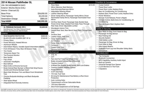 Photos of 2014 Nissan Pathfinder SL for sale in Westfield, IN at Indy Auto Man - Westfield