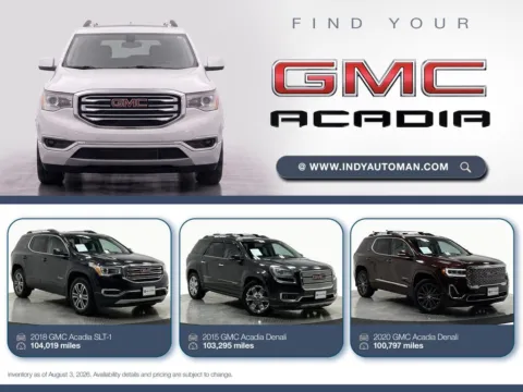 Gray 2015 GMC Acadia Denali for sale in Westfield, IN