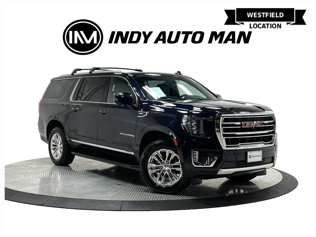 Blue 2022 GMC Yukon XL SLT for sale in Westfield, IN