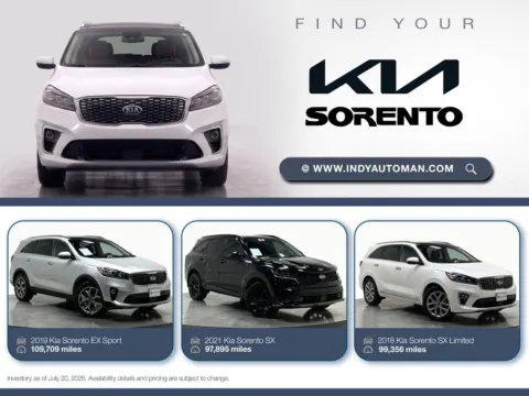White 2019 Kia Sorento SX for sale in Westfield, IN