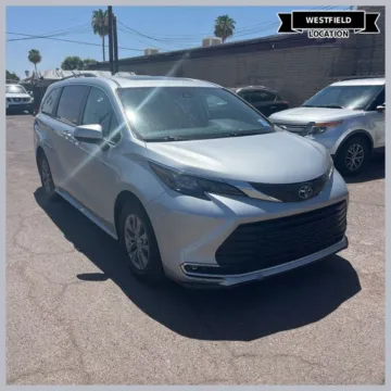 Silver 2024 Toyota Sienna XLE 8 Passenger for sale in Westfield, IN