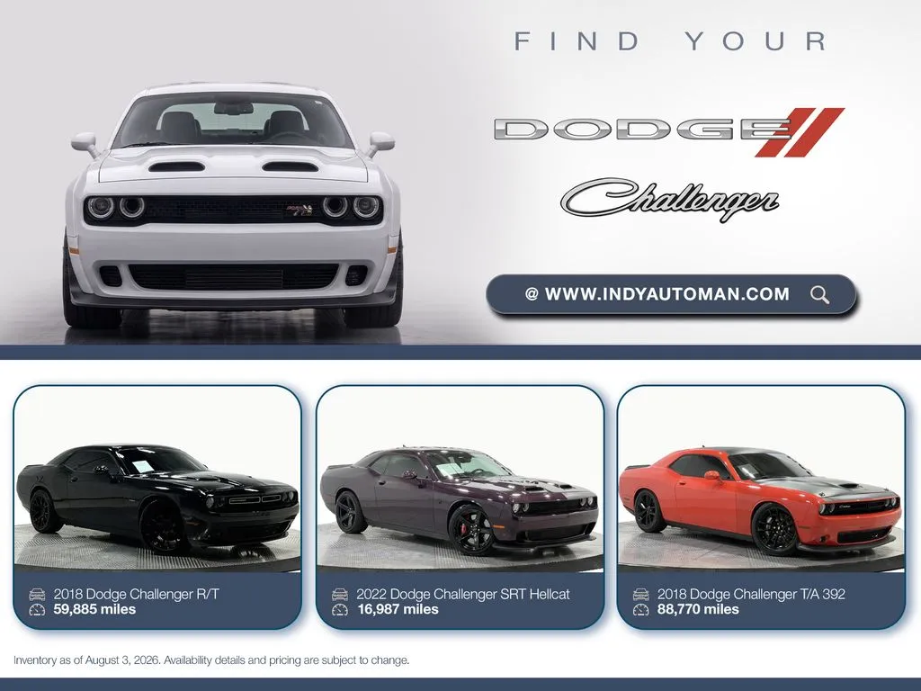 White 2021 Dodge Challenger R/T Scat Pack Widebody for sale in Westfield, IN