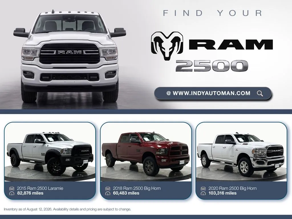 Black 2015 Ram 2500 Laramie Longhorn for sale in Westfield, IN