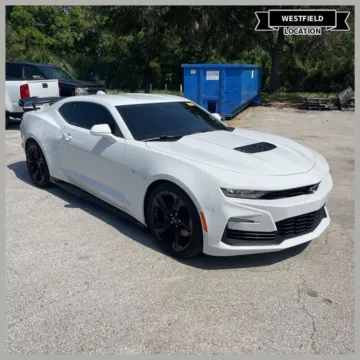 White 2021 Chevrolet Camaro SS 2SS for sale in Westfield, IN