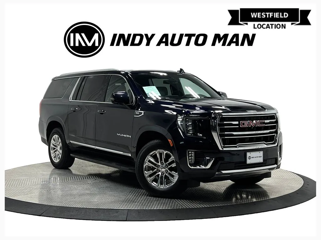 Blue 2021 GMC Yukon XL SLT for sale in Westfield, IN