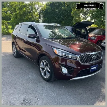 Red 2018 Kia Sorento SX for sale in Westfield, IN
