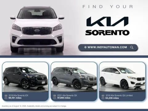 Red 2018 Kia Sorento SX for sale in Westfield, IN