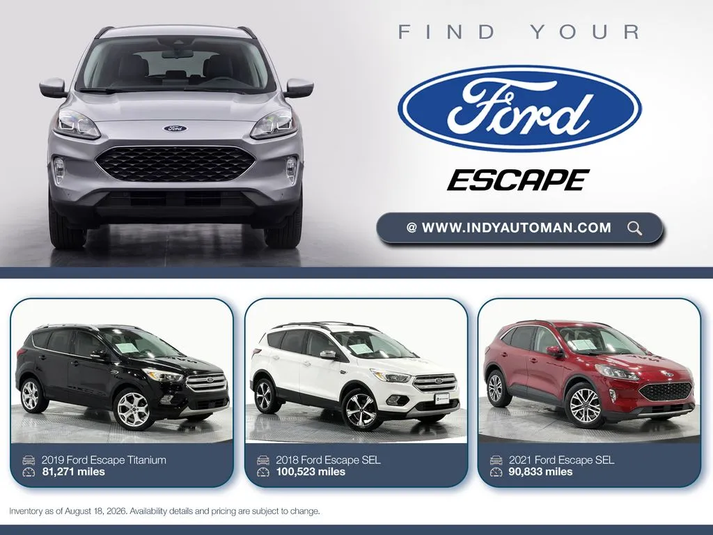 White 2020 Ford Escape Titanium for sale in Westfield, IN