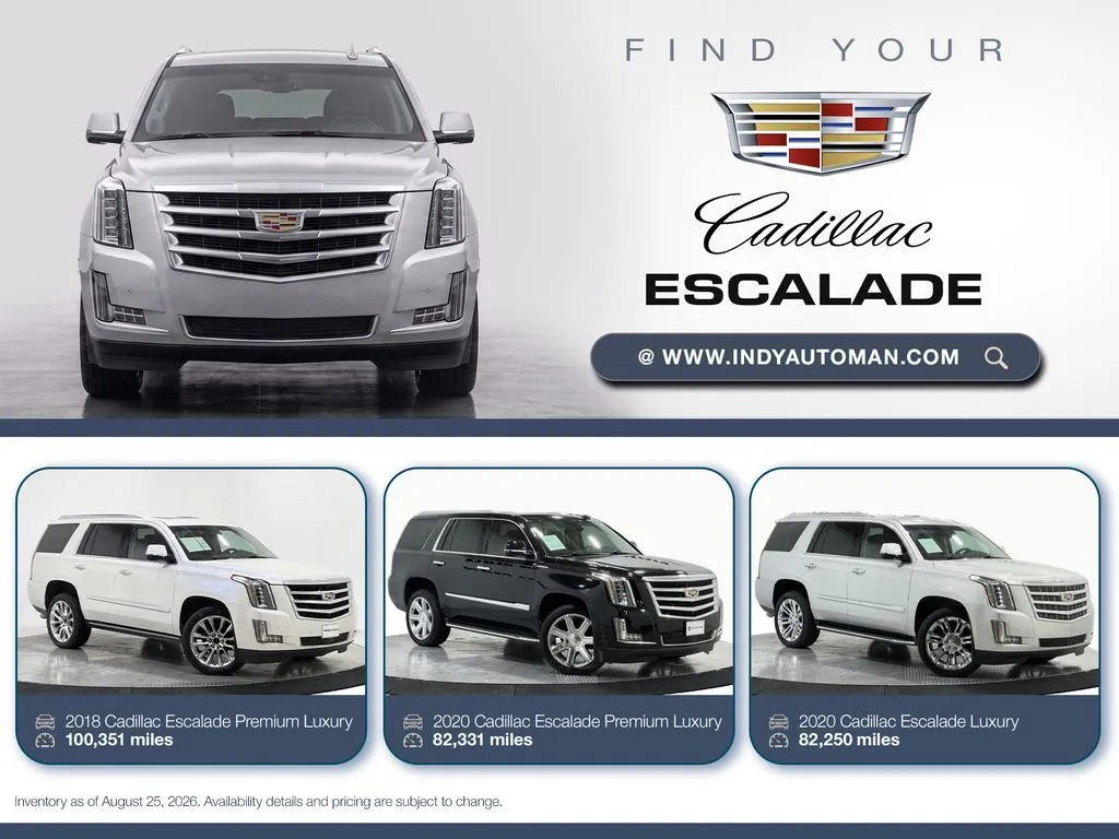 Black 2022 Cadillac Escalade Sport for sale in Westfield, IN