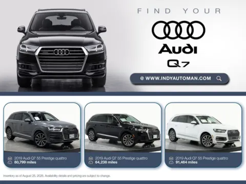 2017 Audi Q7 3.0T Prestige quattro for sale in Westfield, IN