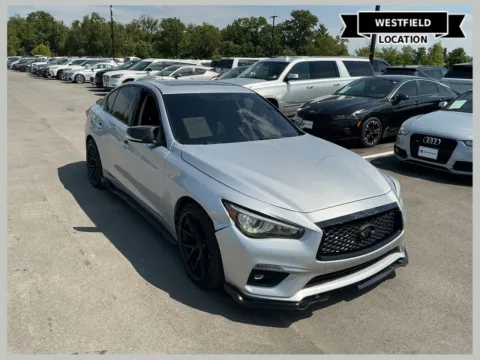 Silver 2020 INFINITI Q50 3.0t LUXE for sale in Westfield, IN