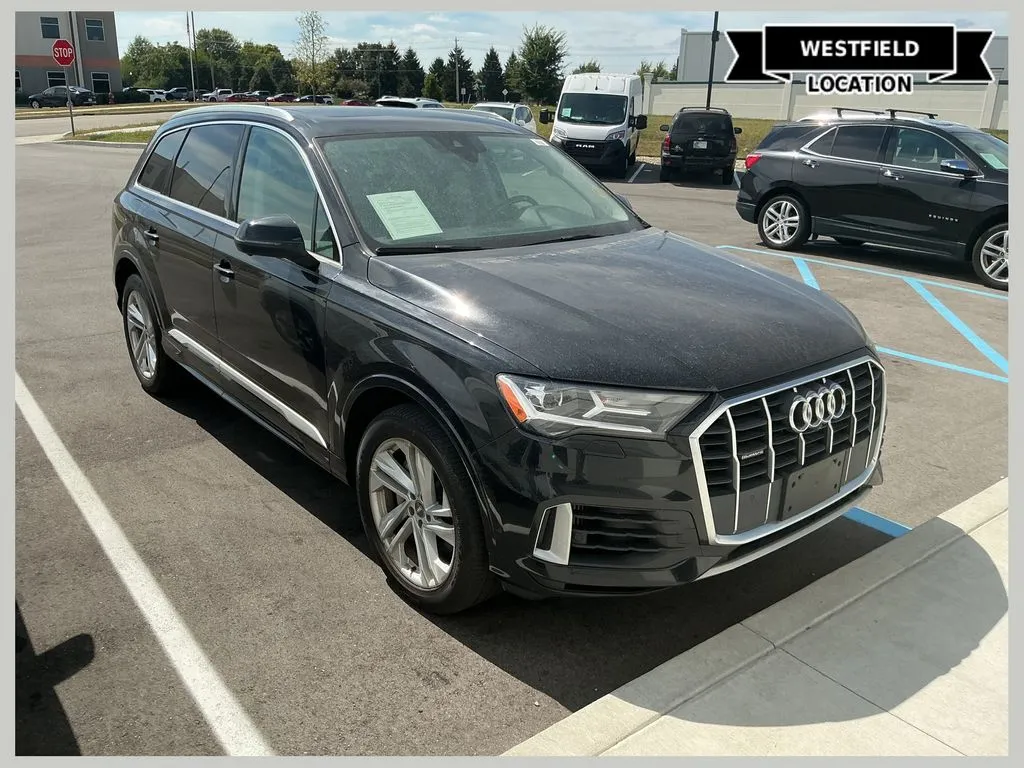Black 2020 Audi Q7 55 Premium Plus quattro for sale in Westfield, IN