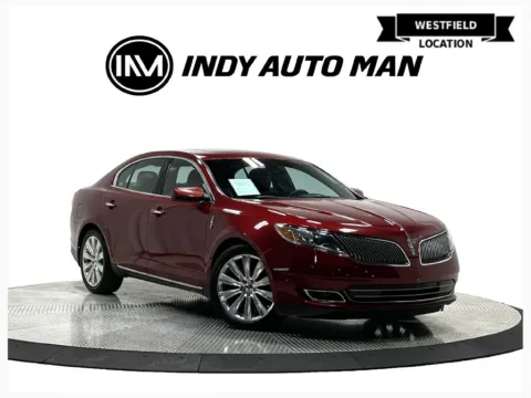 Red 2015 Lincoln MKS EcoBoost for sale in Westfield, IN
