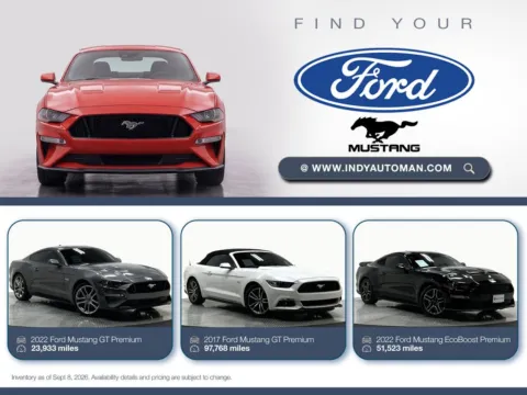 Red 2022 Ford Mustang GT Premium for sale in Westfield, IN