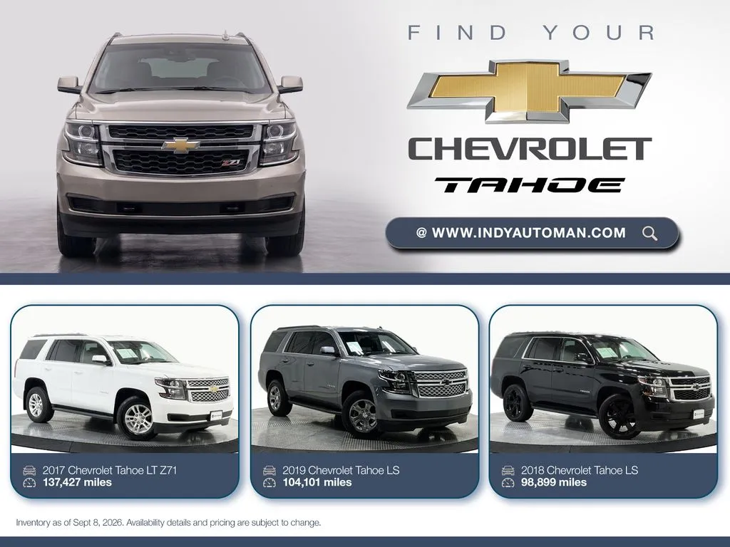 Silver 2016 Chevrolet Tahoe LTZ for sale in Westfield, IN