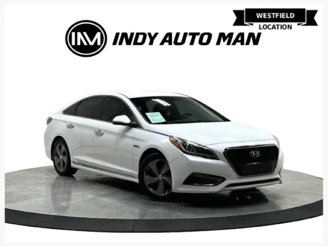 White 2016 Hyundai Sonata Hybrid Limited for sale in Westfield, IN