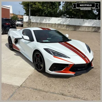 White 2022 Chevrolet Corvette Stingray 3LT for sale in Westfield, IN