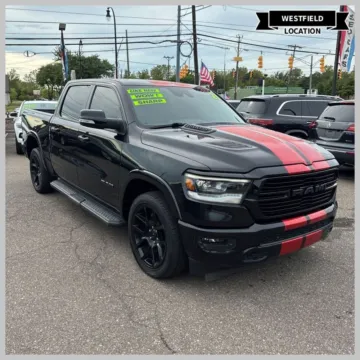 Black 2021 Ram 1500 Laramie for sale in Westfield, IN