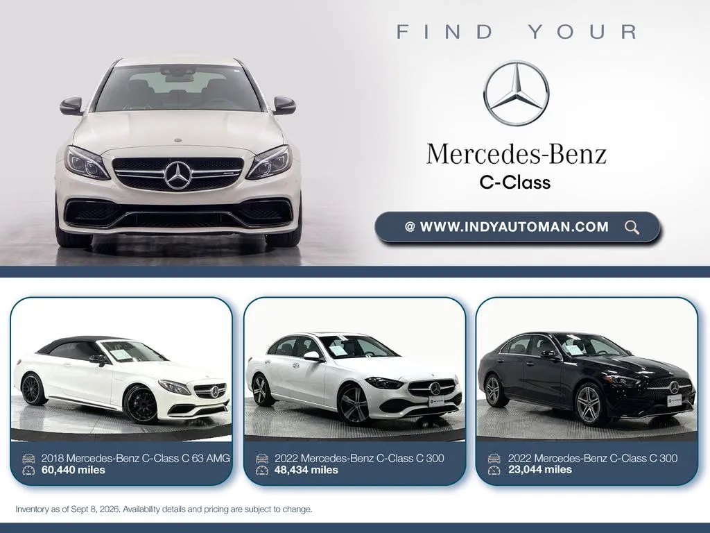 Unknown 2018 Mercedes-Benz C-Class C 63 AMG for sale in Westfield, IN