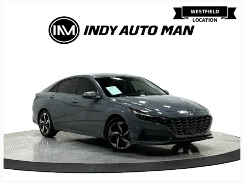 Gray 2022 Hyundai Elantra Hybrid Limited for sale in Westfield, IN