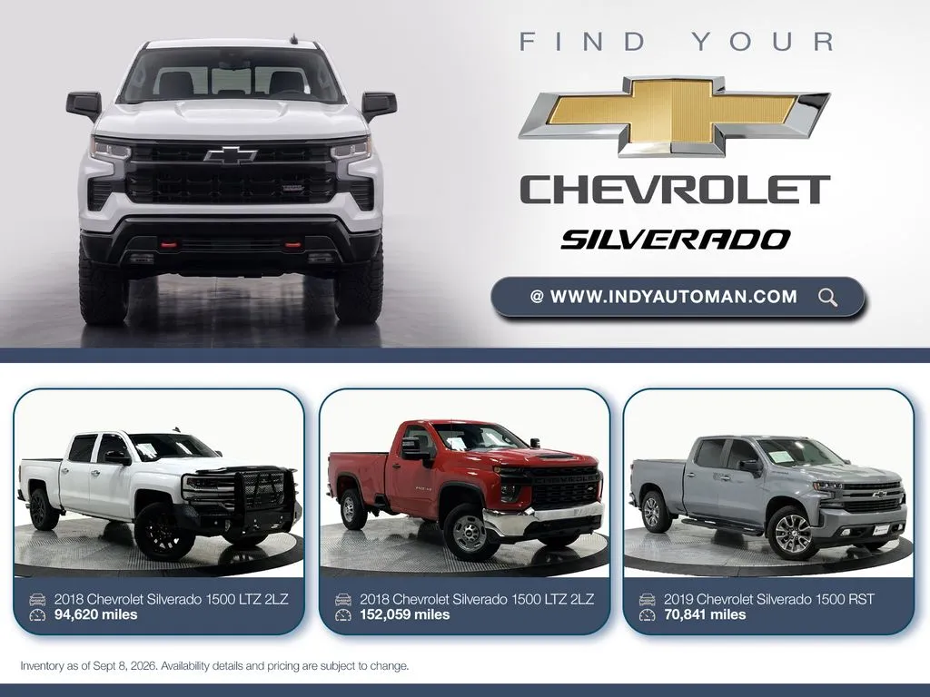 Black 2018 Chevrolet Silverado 1500 LT LT2 for sale in Westfield, IN