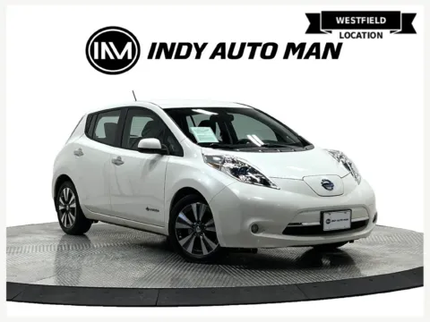 White 2015 Nissan Leaf SL for sale in Westfield, IN