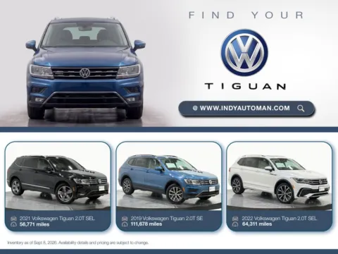 Black 2016 Volkswagen Tiguan SE for sale in Westfield, IN