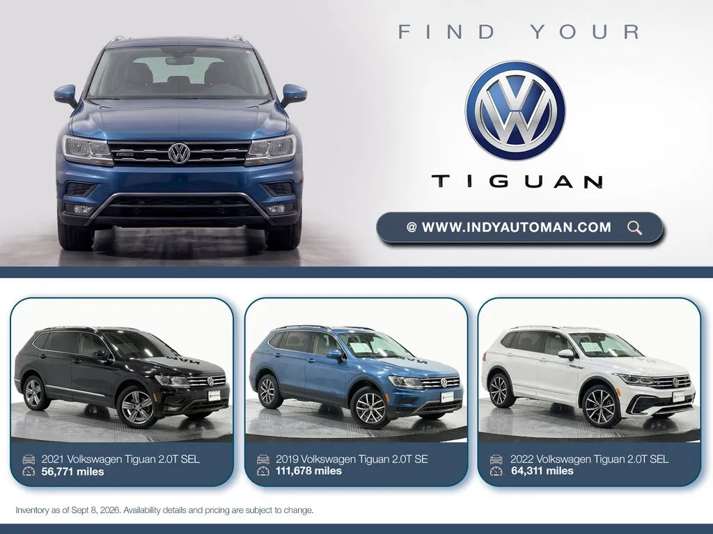 Black 2016 Volkswagen Tiguan SE for sale in Westfield, IN