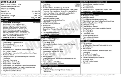 Photos of 2021 Kia K5 EX for sale in Westfield, IN at Indy Auto Man - Westfield