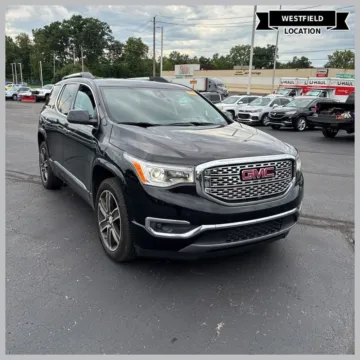 Black 2018 GMC Acadia Denali for sale in Westfield, IN