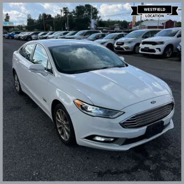 White 2017 Ford Fusion Energi SE Luxury for sale in Westfield, IN