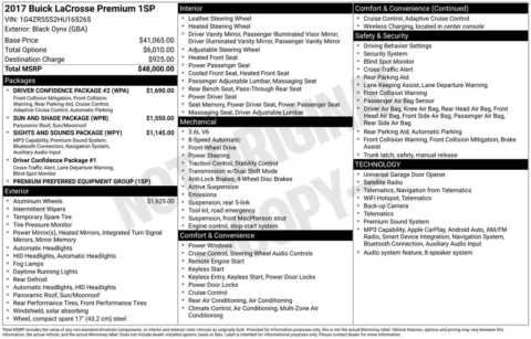 Photos of 2017 Buick LaCrosse Premium I Group for sale in Westfield, IN at Indy Auto Man - Westfield