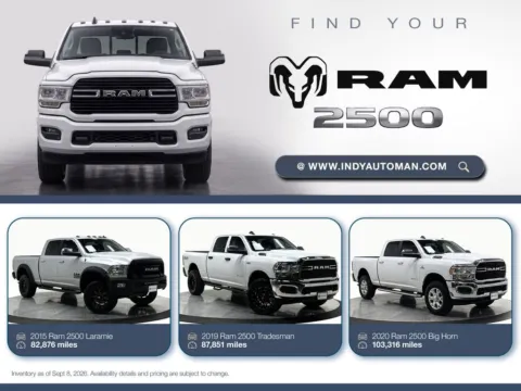 Black 2019 Ram 2500 Big Horn for sale in Westfield, IN