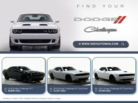 Black 2020 Dodge Challenger R/T for sale in Westfield, IN