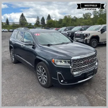 Green 2021 GMC Acadia Denali for sale in Westfield, IN