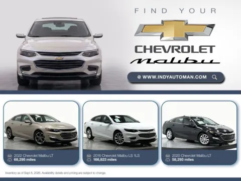 White 2016 Chevrolet Malibu LS 1LS for sale in Westfield, IN