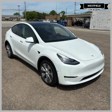 White 2021 Tesla Model Y Long Range for sale in Westfield, IN