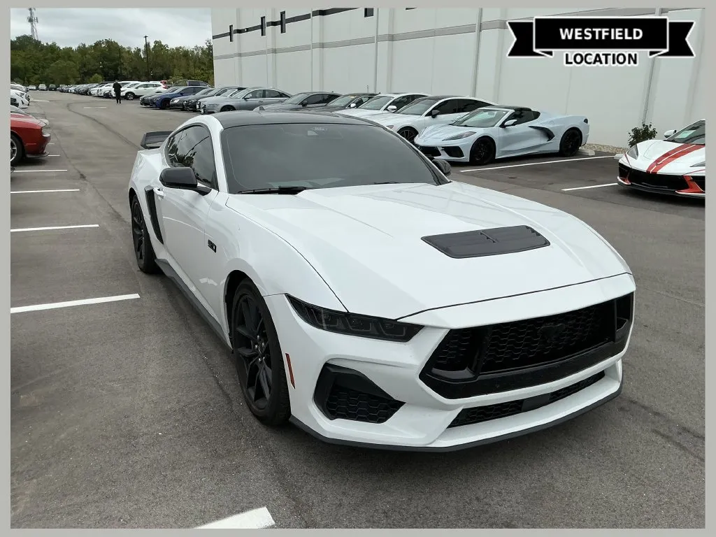 White 2025 Ford Mustang GT Premium for sale in Westfield, IN