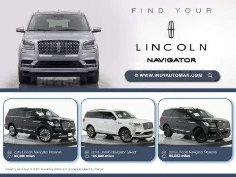 Black 2019 Lincoln Navigator Reserve for sale in Westfield, IN