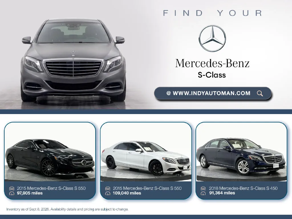 Black 2017 Mercedes-Benz S-Class S 550 4MATIC for sale in Westfield, IN