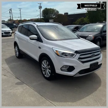 White 2017 Ford Escape Titanium for sale in Westfield, IN