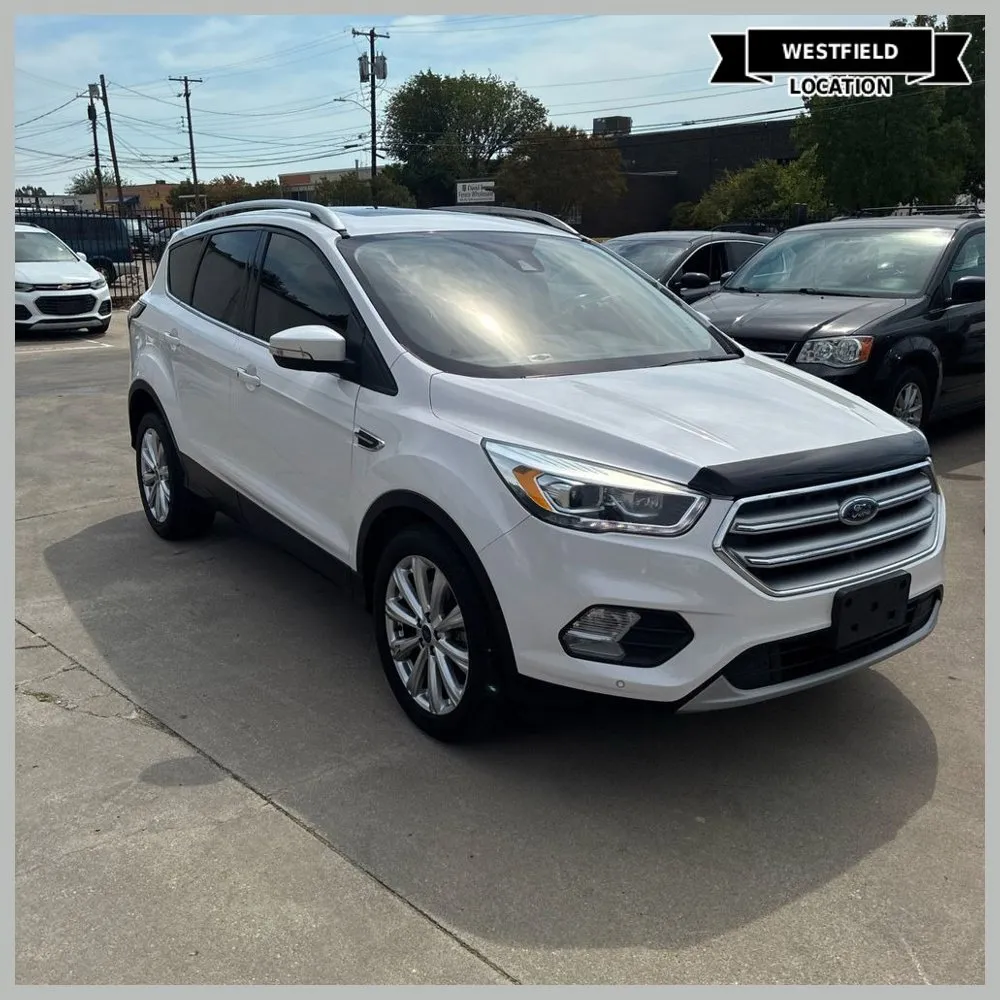 White 2017 Ford Escape Titanium for sale in Westfield, IN