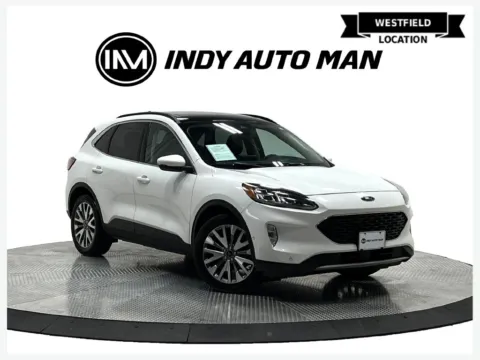 White 2020 Ford Escape Hybrid Titanium for sale in Westfield, IN