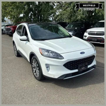 White 2020 Ford Escape Hybrid Titanium for sale in Westfield, IN